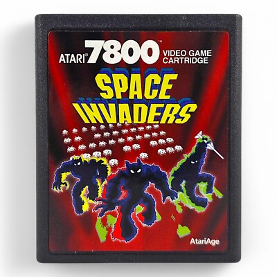 Atari 7800 - Space Invaders [AtariAge] Modul NEUWERTIG
