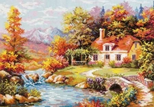 New Magic Needle Cross Stitch Kit Our Area 47-02