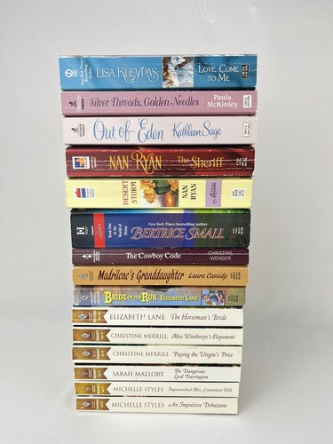 Historische Romane 15 Bücher Lot Harlekin Regency Kleypas Ryan kleiner gemischter Autor - Bild 8 von 10