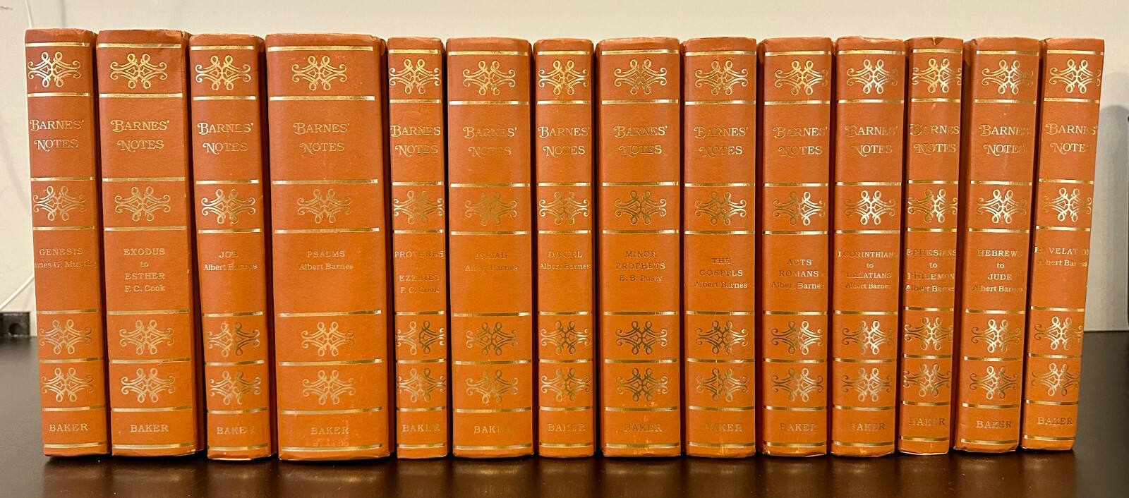 Barnes' Notes Bible Commentary Complete 14 Volume Hardcover Set (Baker Books)