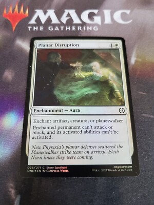 MTG. 4x Planar Disruption. FOIL. Phyrexia: All Will Be One. Pack Fresh 