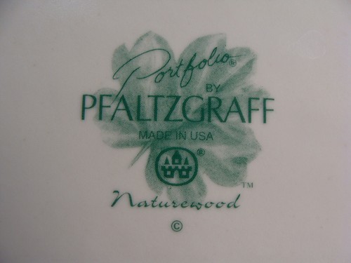 Pfaltzgraff 14" X 10" Oval Platter In The Naturewood Pattern, USA - Picture 3 of 3