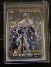 2024 Topps Update #US123 Shohei Ohtani Stands Alone - HR Record Checklist