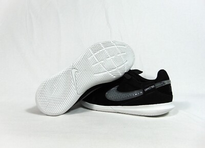 Nike StreetGato GS Black OREO Indoor Turf Soccer Shoes Sz 6Y NEW