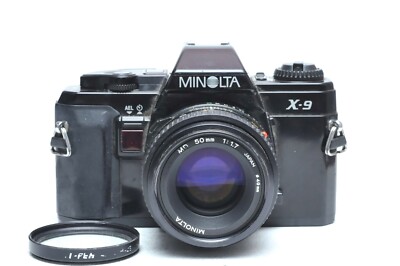 Minolta X-9 35mm SLR Film Camera W/ Classic MD 50mm F1.7 Lens | eBay