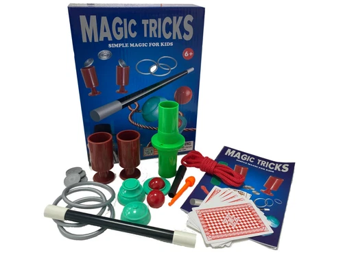 Kids Pretend Play Magic Tricks Set, Gift Ideas, Toys and Games 6+, Classic Jokes