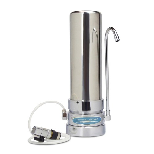 Crystal Quest Fluorid Arbeitsplatte Wasserfiltersystem (Edelstahl) - Bild 3 von 21