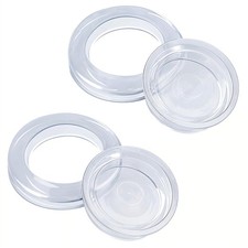 2 Set 2 Inch Silicone Patio Table Umbrella Hole Ring for Standard Table Hole