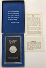 1883 CC Carson City Silver Coin, With Original Box and Paperwork.