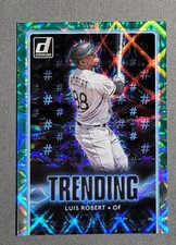 2021 Panini Donruss Luis Robert Trending Green /25 