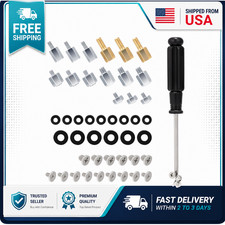 46pc M.2 SSD Mounting Screws Kit NVMe Standoff for Asus MSI Gigabyte Motherboard