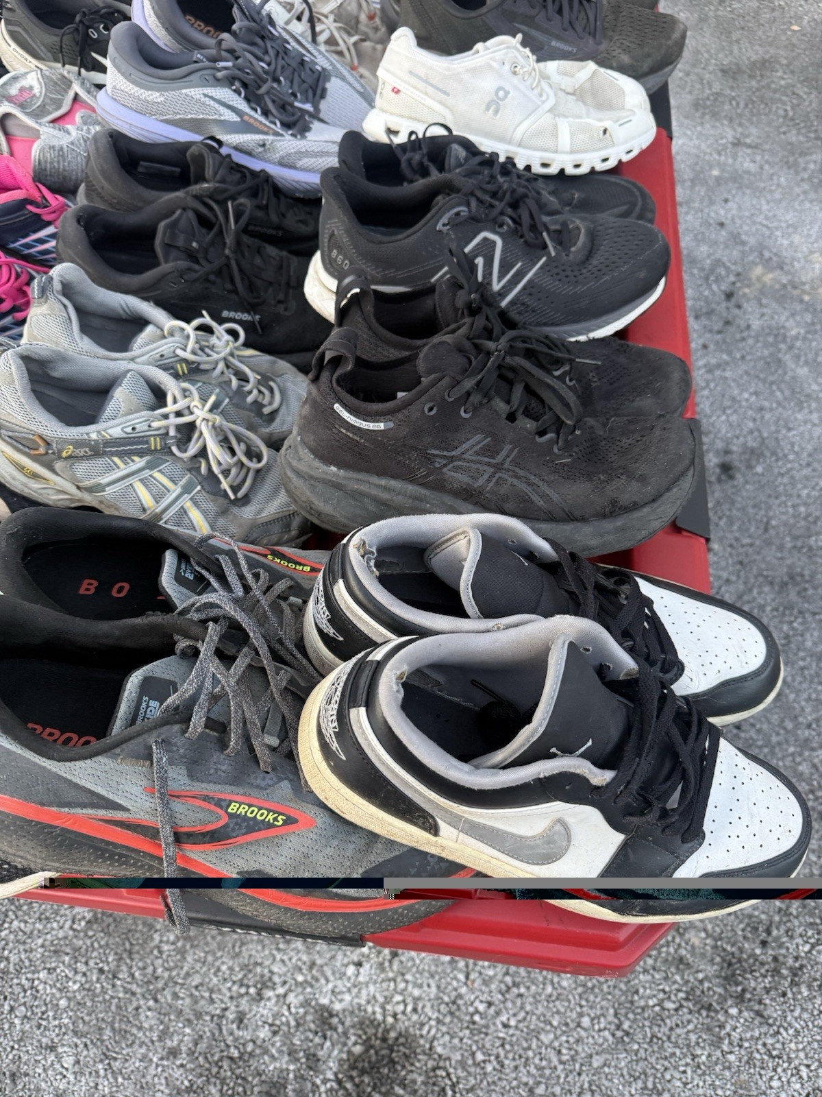 Lot of 45 Pairs Of Shoes | Hoka | Brooks | Jordan | Please Read Description ⚡️ thumbnail 9