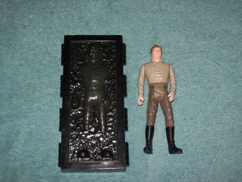 1984 1985 Kenner Star Wars POTF Han Solo Carbonite Figure COMPLETE Last 17