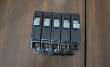 CUTLER HAMMER CIRCUIT BREAKER 20 AMP 1 POLE LOT OF 5 ECS
