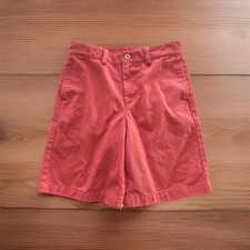 Vineyard Vines Boys Classic Chino Shorts Coral Pink Twill Size 10