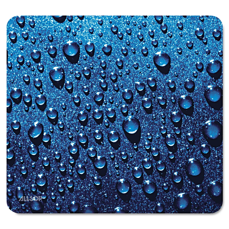 Allsop® Naturesmart Mouse Pad, Raindrops Design, 8 1/2 x 8 x 1/10 - Image 4 of 4