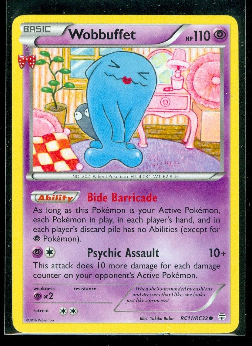 Pokemon WOBBUFFET RC11/RC32 - Generations - NEAR MINT/MINT