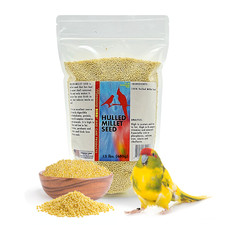 Morning Bird Hulled Millet Easily Digestible with High Fiber for All Bird Types