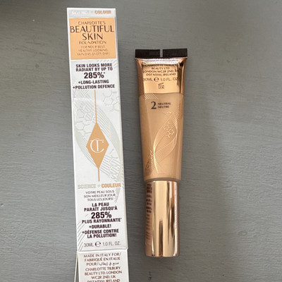 Charlotte Tilbury Beautiful Skin Foundation 2 Neutral 1 fl oz