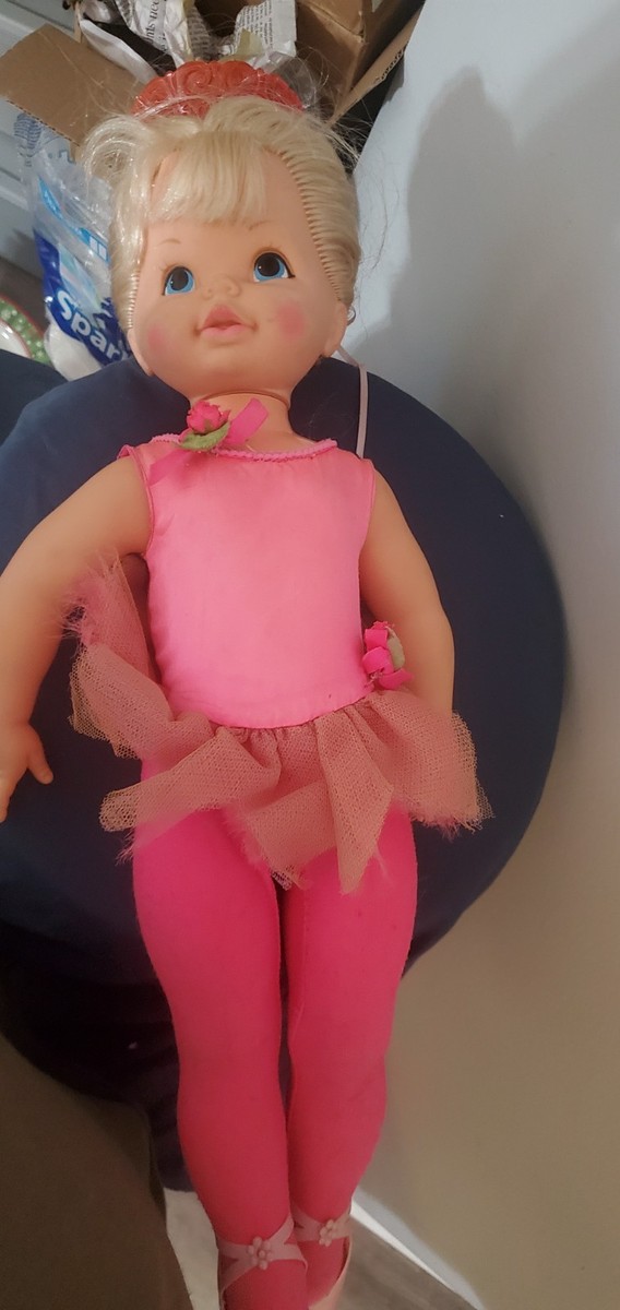 1968 Mattel Dancerina Ballerina Doll 24” Original Tutu needs