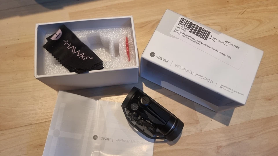Hawke Vantage Red Dot Reflex-Visier 1X20 9-11mm Zielfernrohr Neupreis 139€ - Bild 2 von 4