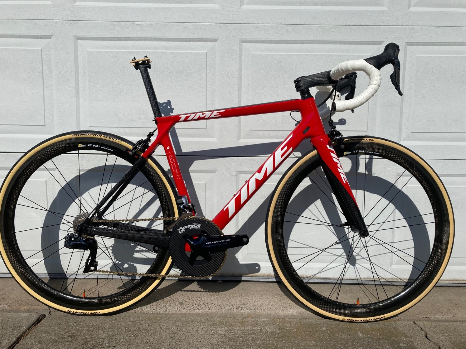 TIME ALPE D'HUEZ 01 Bicycle Dura-Ace Di2 Corima THM Custom Build+ Travel Box NEW