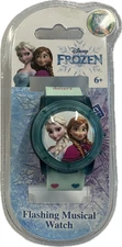 Watch - Disney - Frozen - Blue Digital Wristwatch Flashing Musical Girls Kids