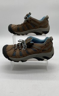Keen Womens Voyageur Brown Round Toe Low Top Hiking Sneaker Shoes Size 11