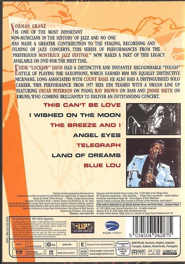 Eddie Lockjaw Davis Presenta Jazz En Montreux De Norman Granz - Imagen 2 de 2