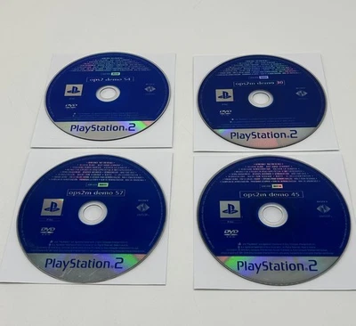 LOT DE 4 DEMOS ORIGINALES PS2 SONY PLAYSTATION DEMO 30 / 45 / 54 / 57 - Photo 1/4
