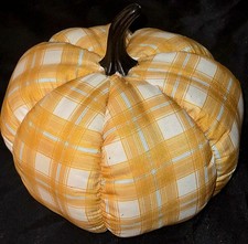 Decorative Fabric Stuffed Pumpkin Halloween Thanksgiving Fall And Autumn