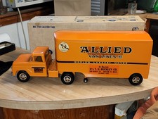 VINTAGE PRESS STELL TONKA TOY TRUCK ALLIED VAN LINES PRIVATE LABEL WITH BOX