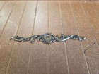 vintage Ajax Knob Backplates decorative ornate antique Brass finish Ajax 1058