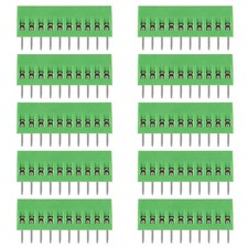 10 PCS 10-Pin 2.54mm Pitch Screw Terminal Block Connector for 26-18AWG Cable
