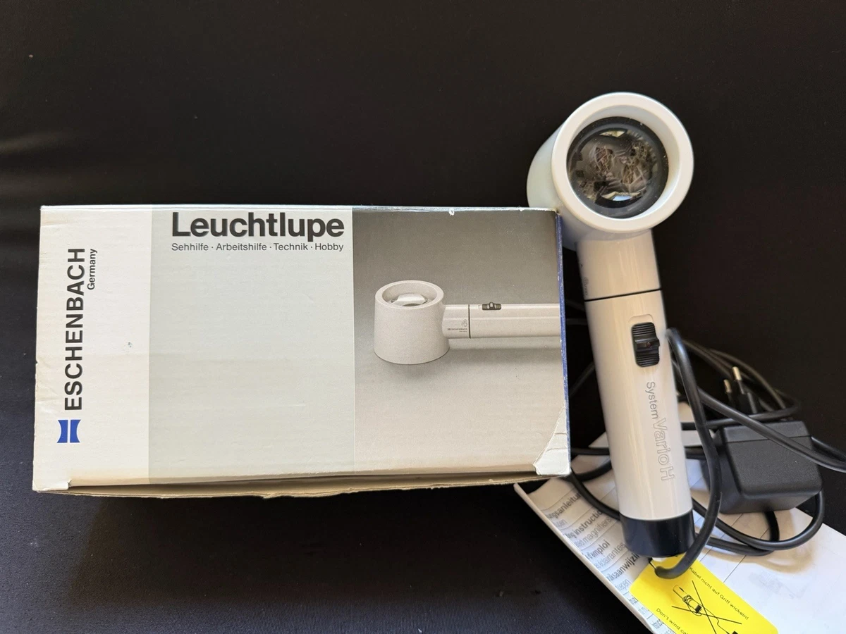 Eschenbach Optik Vorsetzlupe laboCLIP mit 3X-Vergrößerung zum Aufstecken auf die Korrektionsbrille für die Arbeit oder Freizeit- und Hobbybereich - Made in Germany