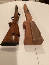 Walnut Gunstock Rifle Blank Fitted For Mauser 98 Or Similar