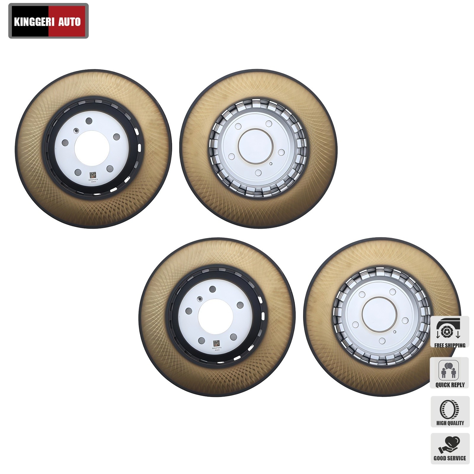 Bentley Bentayga Speed 2016-2023 Front Brake pads 4 pcs P/N 4M0615601N