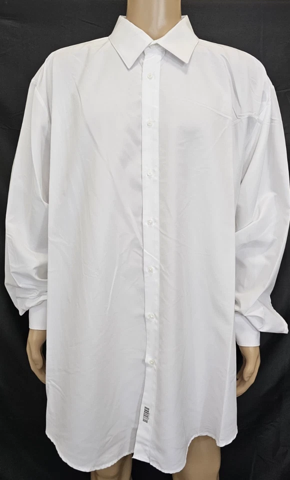 JOSEPH & FEISS Men Shirt Size 4XL (20) 36/37 White Long Sleeve - Image 2 of 4