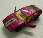 Vtg. RARE 1972 Matchbox/Lesney 32d; Maserati Bora; Bright Pink With Dk Green...