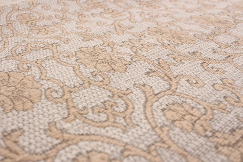 Traditional Handmade Chenille Carpet 4'9" x 6'10" Area Rug - Picture 7 of 9