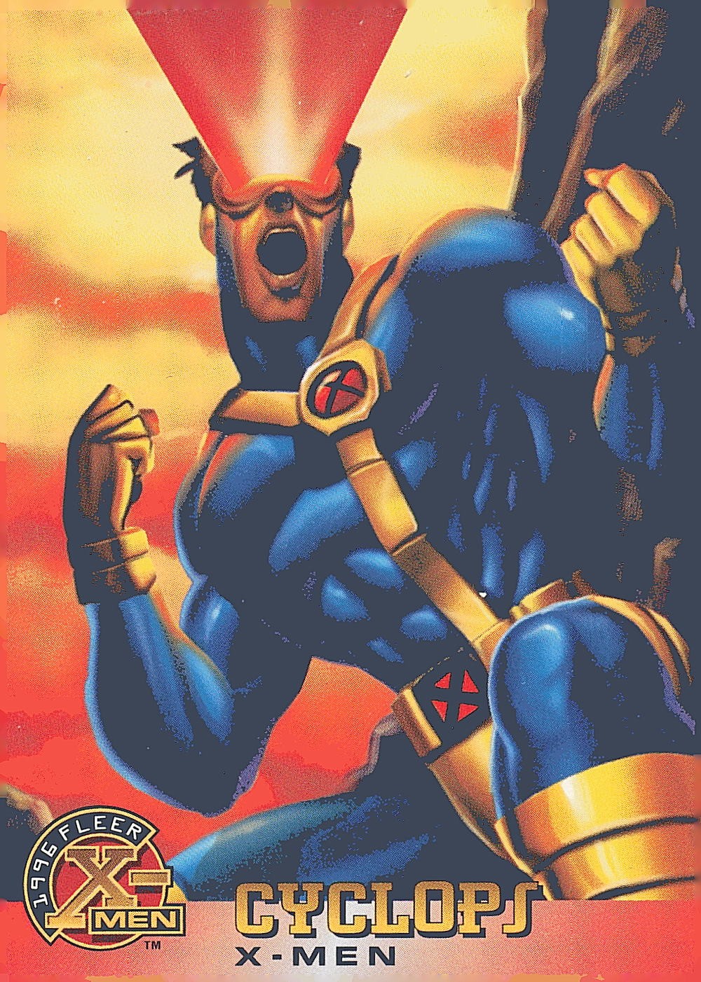 1996 Fleer X-Men #5 Cyclops