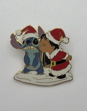 Lilo and Stitch - Kissing Santa Hats Christma...