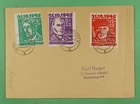 DR WHO 1945 GERMANY FDC MECKLENBERG LOCAL POST SEMI POST COMBO R19995