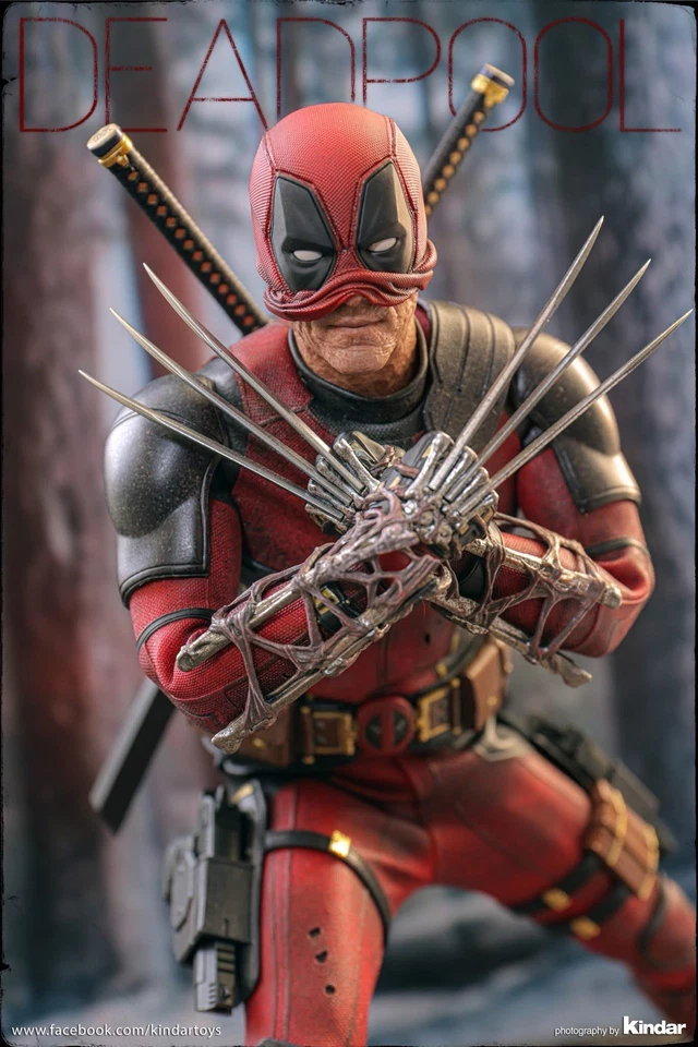 Hot Toys Marvel Deadpool & Wolverine Deadpool Battle Damage MMS782 1/6 Sideshow - Imagem 4 de 4