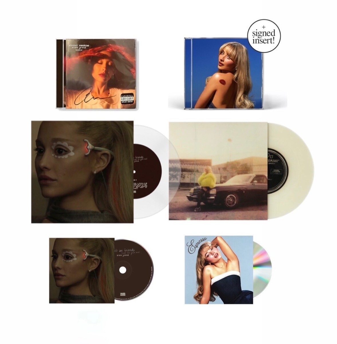 Ariana Grande 直筆サイン入りCD Ariana Grande Autograph]** **