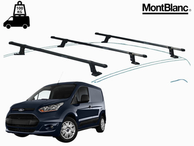 3 DACHTRÄGER DACHTRÄGER FÜR FORD TRANSIT CONNECT 2 2014- PROFESSIONAL