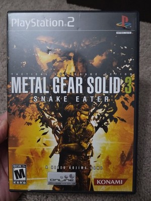 Metal Gear Solid 3: Snake Eater (Sony PlayStation 2, 2004) Includes Manual
