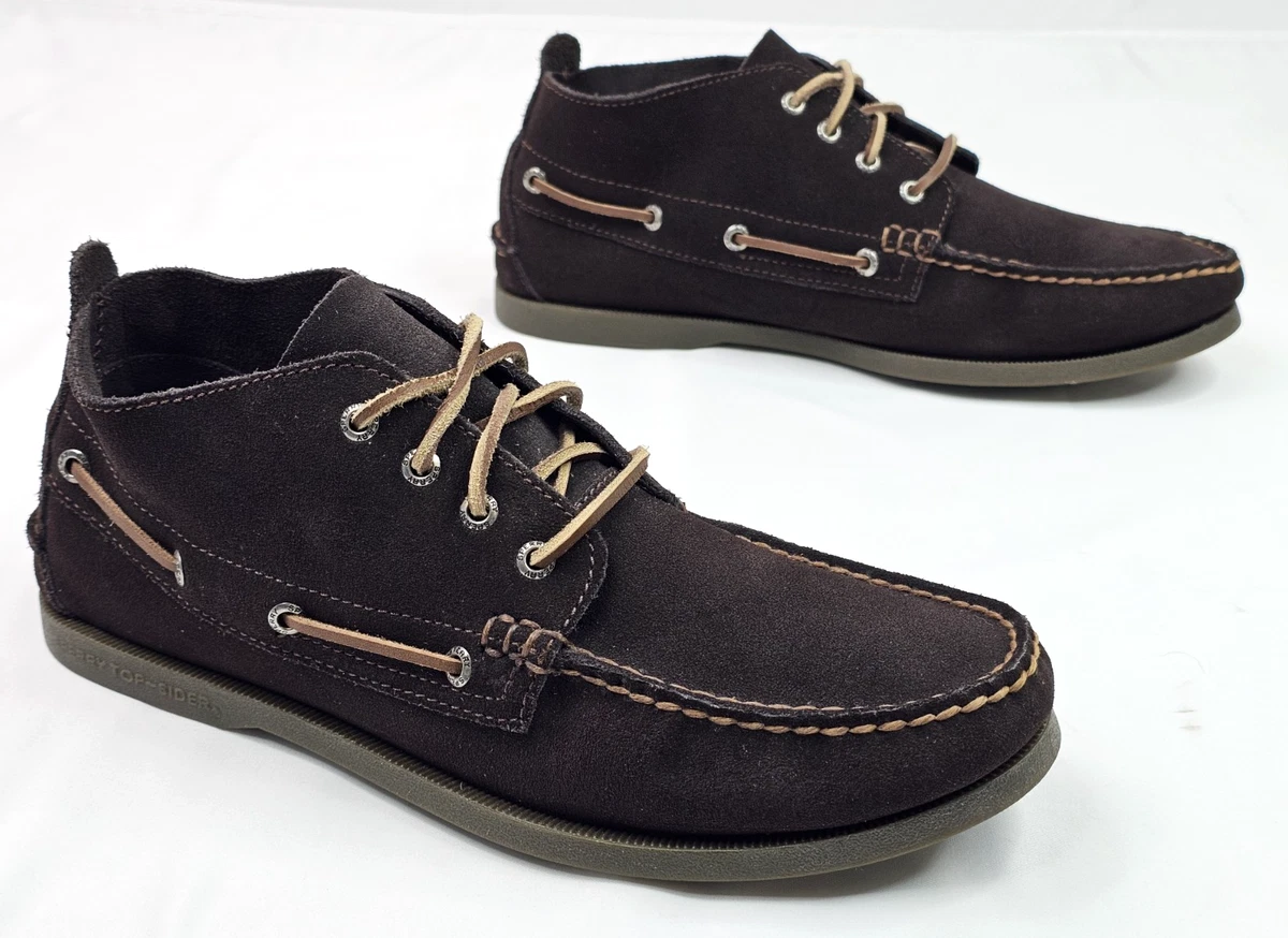 Sperry Top-Sider Bayside Brown Leather Suede Chukka Boots Men\'s‎ 10.5 STS10131 sperry top sider chukka boot products for sale | eBay main image 3
