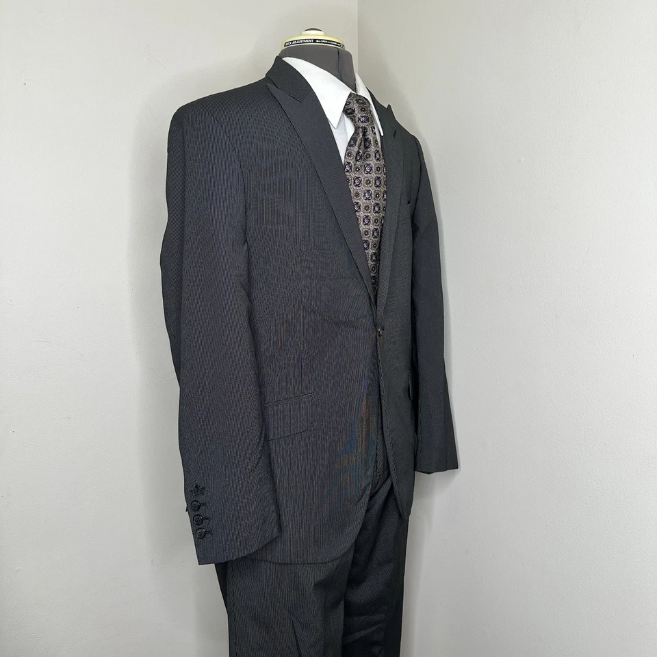 Traje de lavandería inglesa para hombre 39S 35x32 2 piezas Blazer abrigo deportivo chaqueta cirujano Foto 3 de 4