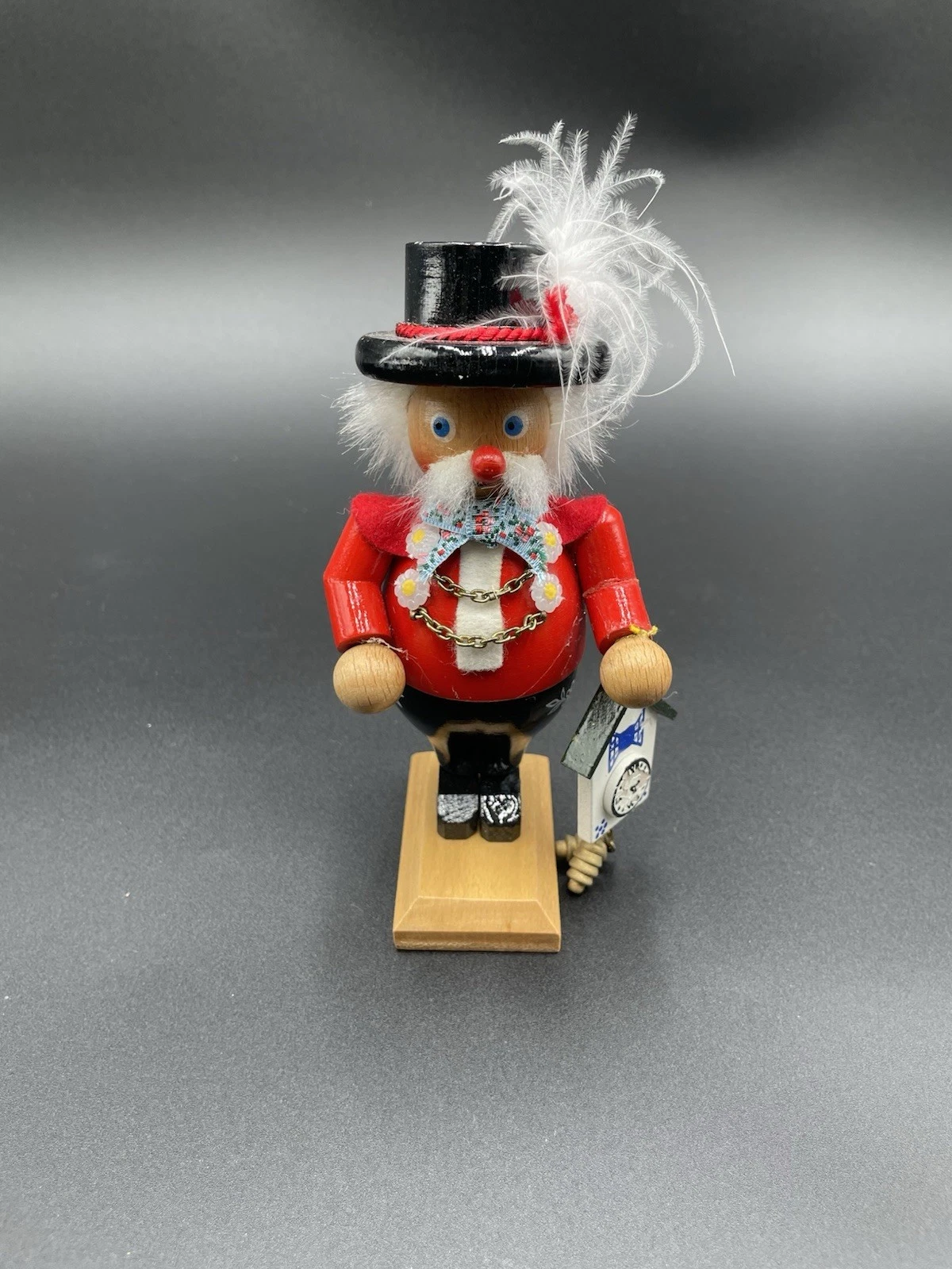 Vtg Steinbach Nutcracker BLACK FOREST CLOCKMAKER COLLECTORS CLUB